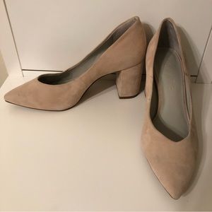 1. State Nude Block Heels Size 6